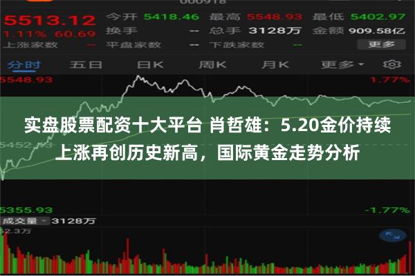 实盘股票配资十大平台 肖哲雄：5.20金价持续上涨再创历史新高，国际黄金走势分析
