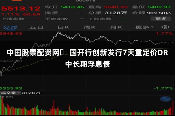 中国股票配资网	 国开行创新发行7天重定价DR中长期浮息债