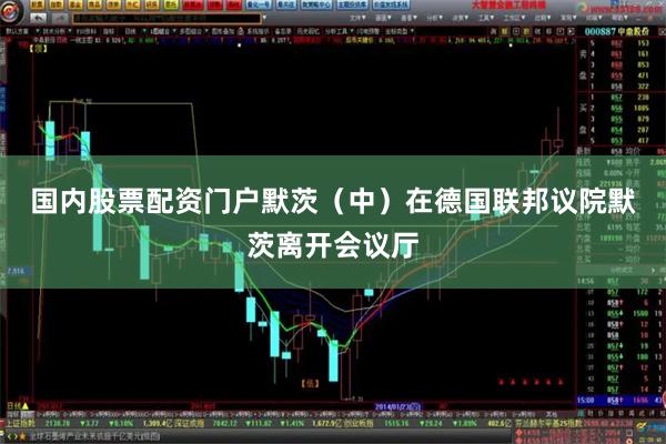 国内股票配资门户默茨（中）在德国联邦议院　　默茨离开会议厅